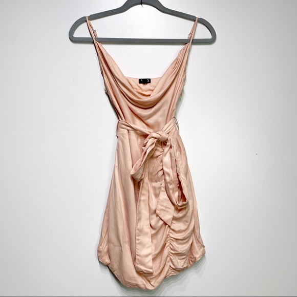 NEW NBD Orchid Mini Dress in Sherbet Orange - Picture 4 of 9